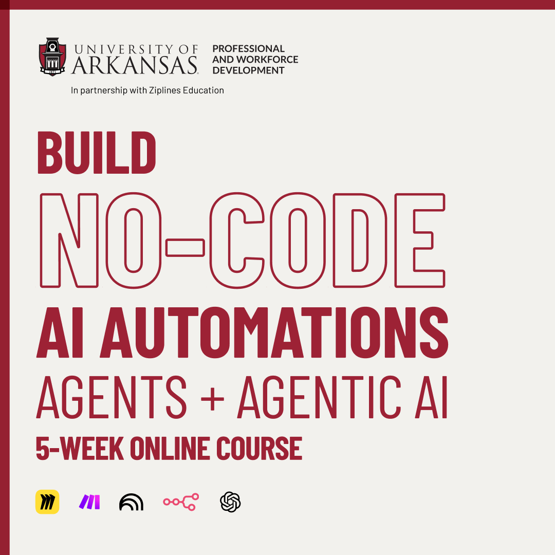 U of A Professional and Workforce Development Facebook ad from Jun 30, 2026