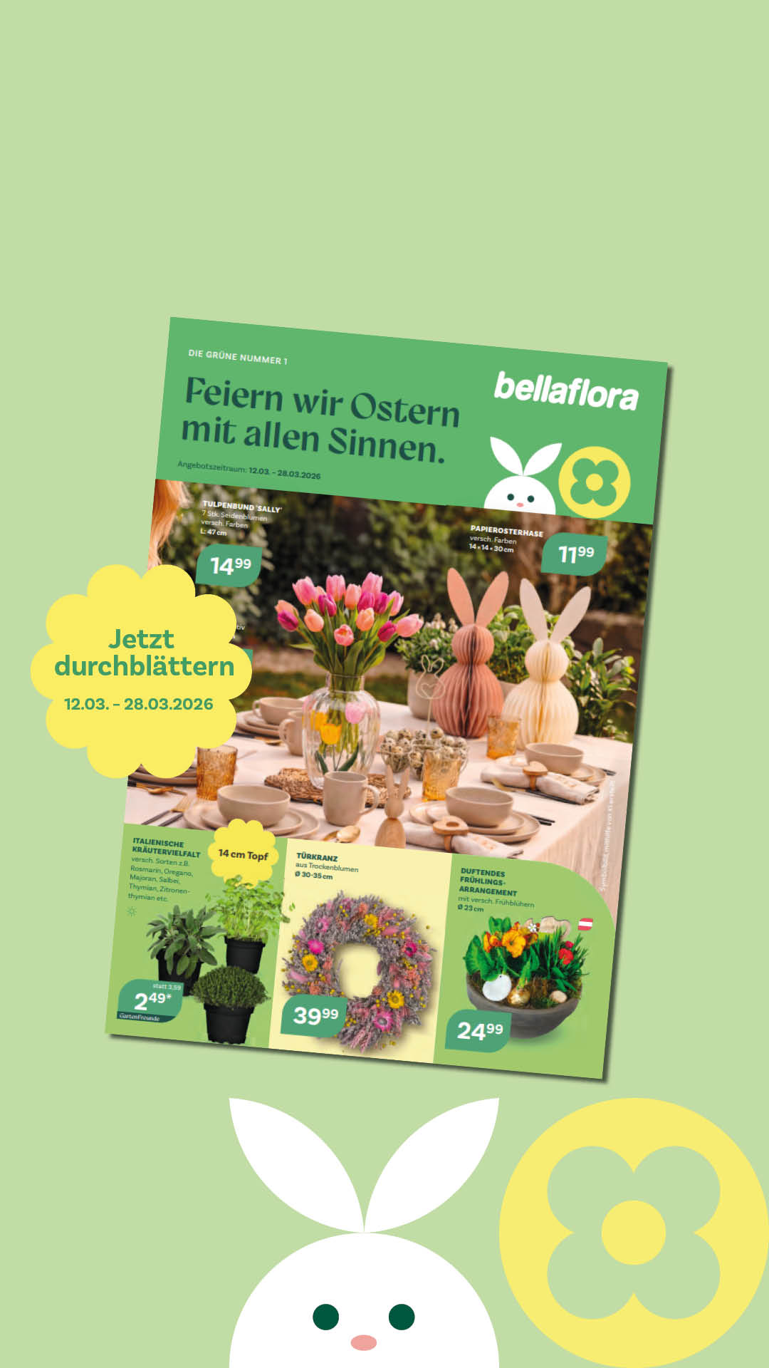 bellaflora - die grüne Nummer 1 Facebook ad from Mar 16, 2026