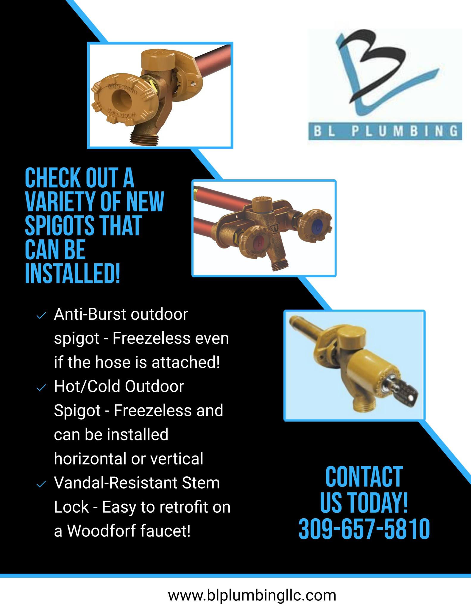 BL Plumbing Facebook ad