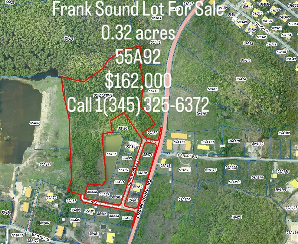 VillaSerenidad Facebook ad: Fairwind Estates. Frank Sound Lot For Sale