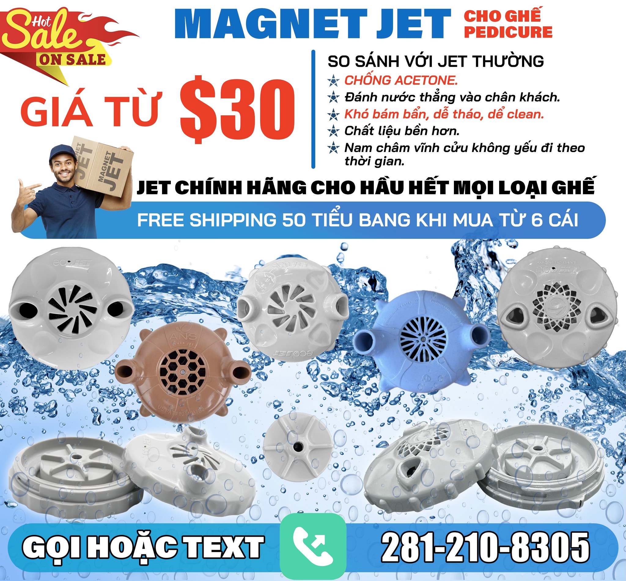 Ghế Pedicure & Nail Furniture Facebook ad: MAGNET JET - HOT SALE