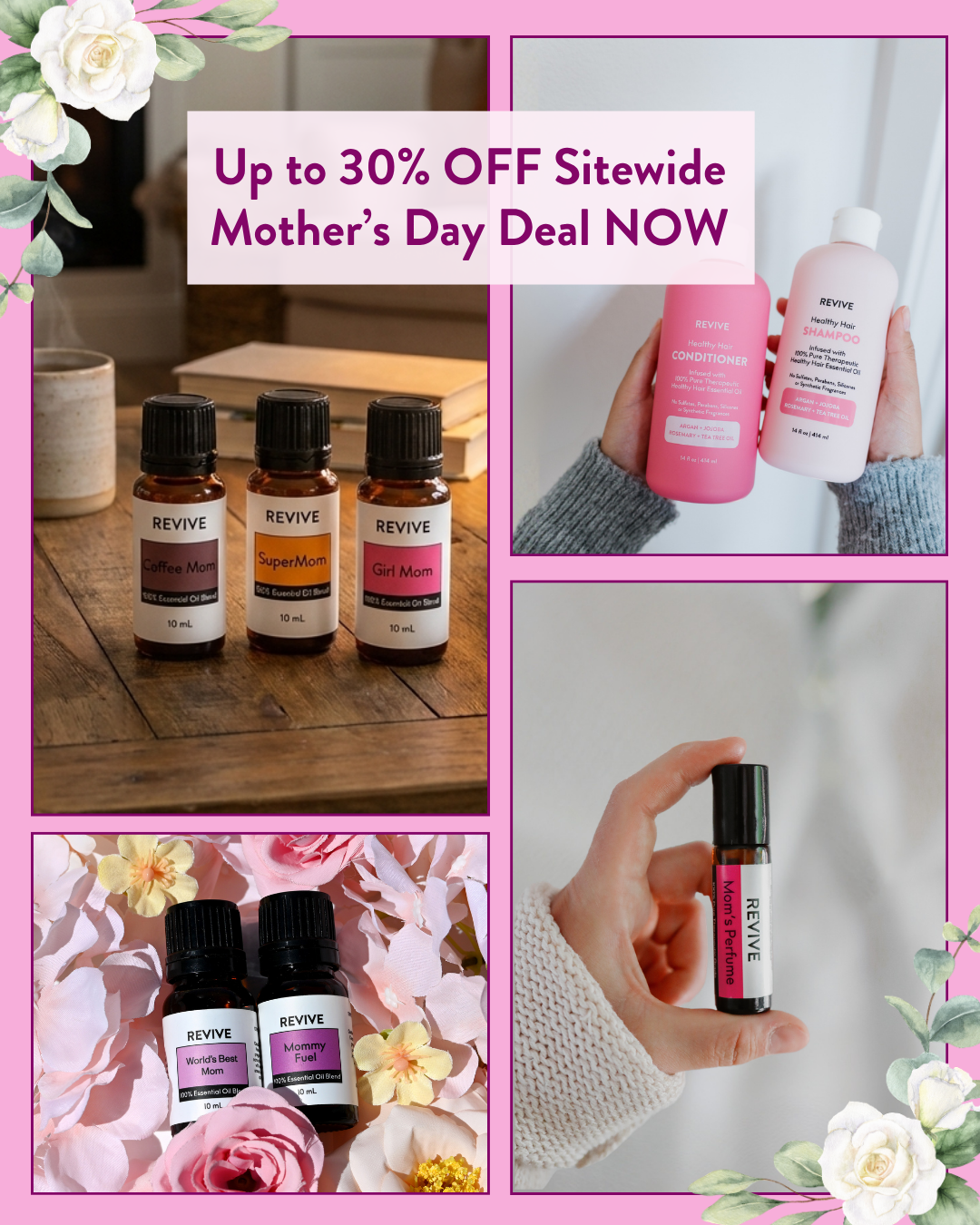 Revive Essential Oils Facebook ad
