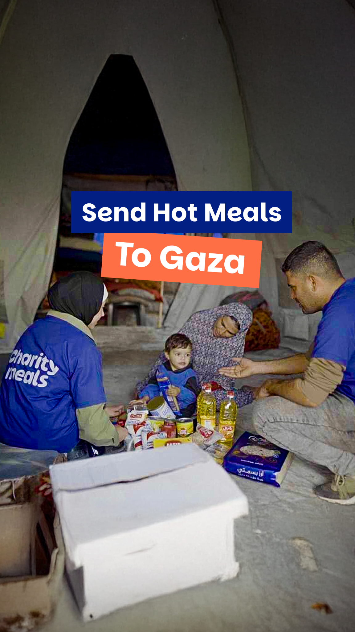 Charity Meals Facebook ad