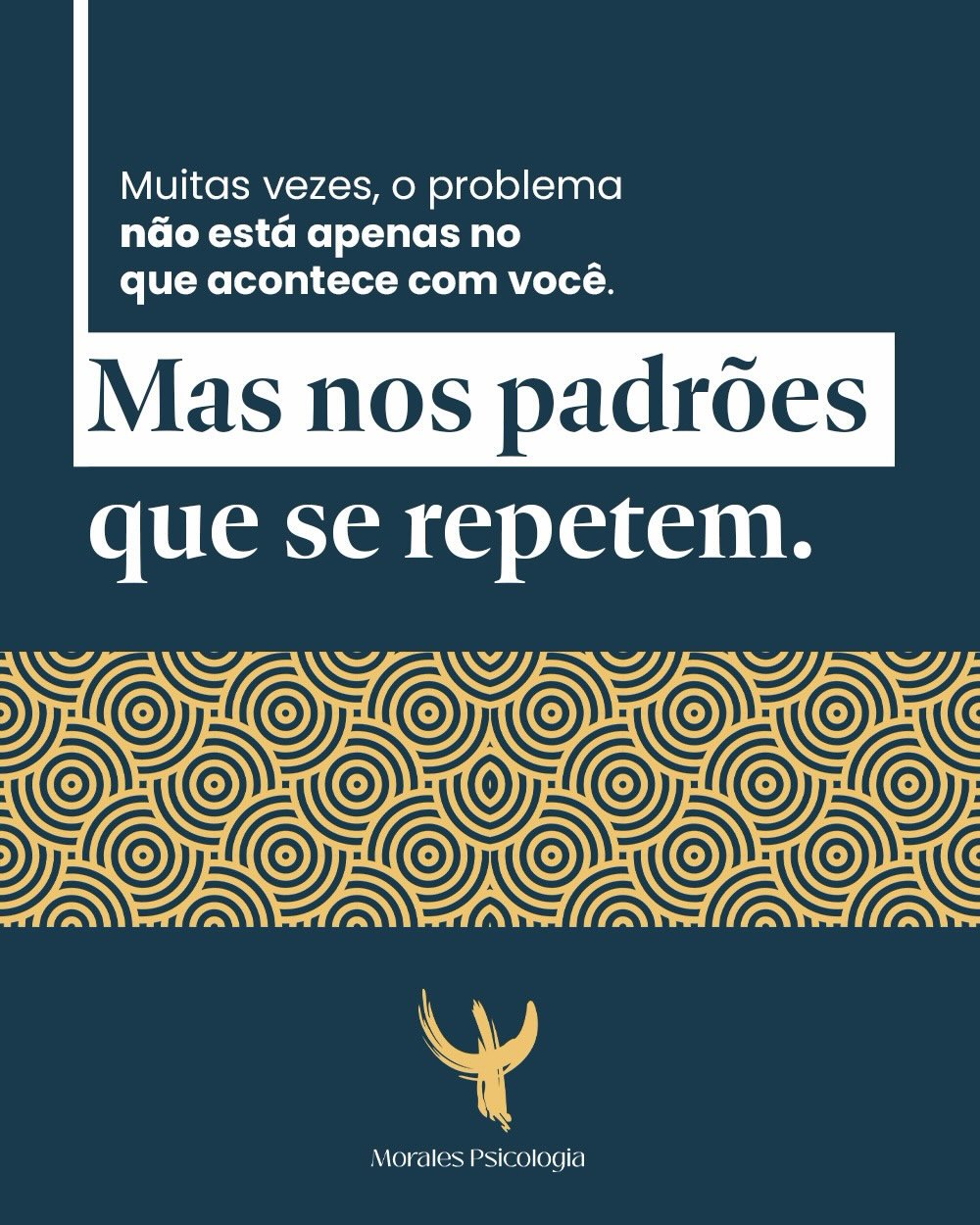 Morales Psicologia Clínica Facebook ad: Você já percebeu que algumas dores parecem mudar…