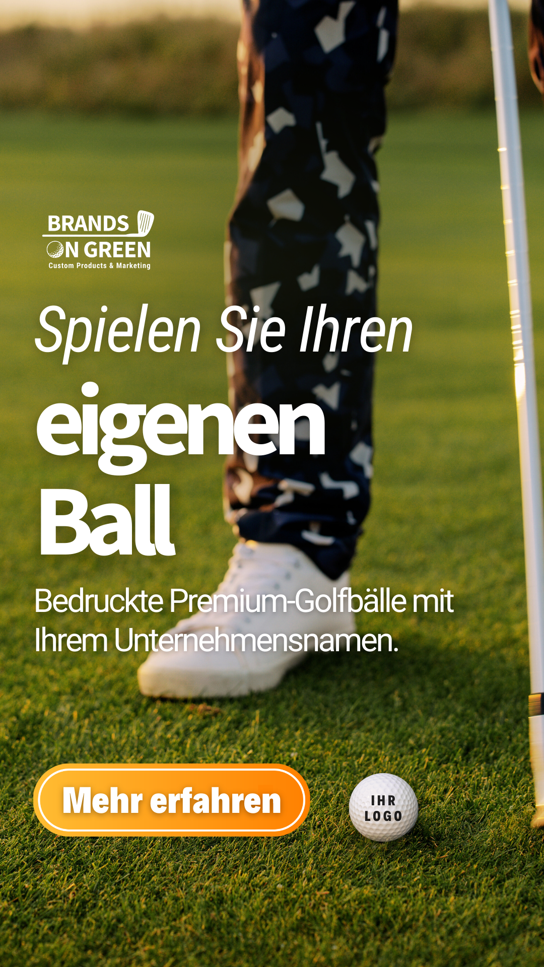 Brands on Green Facebook ad