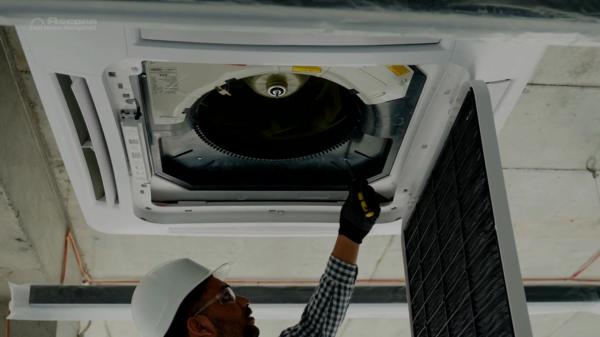Ascora Facebook ad: Ascora: FSM Built and Priced for HVAC with 10-50 Technicians