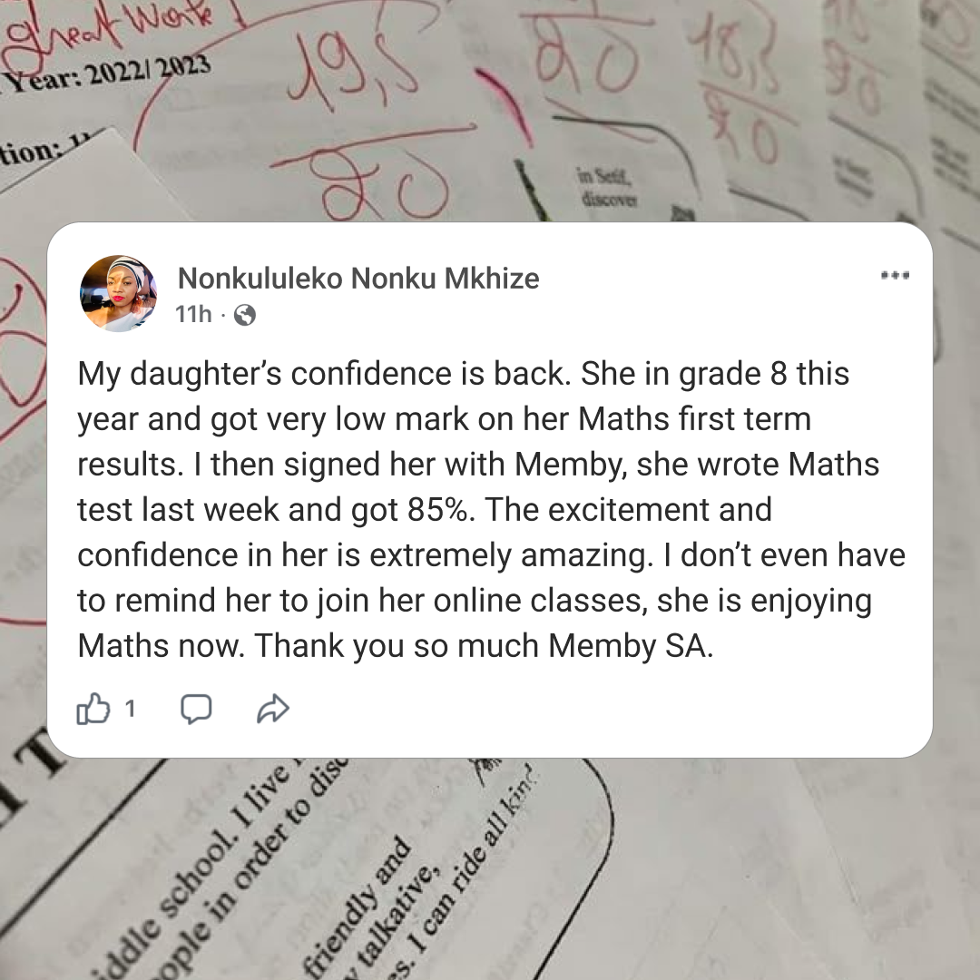 Maths Teacher - Marleen Townsend Facebook ad