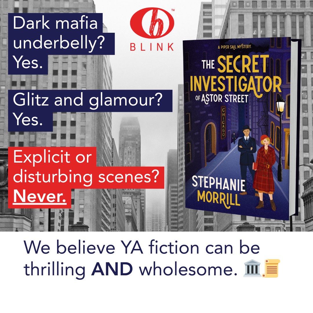 Blink Young Adult Books Facebook ad: Step back in time to 1920s Chicago, where…