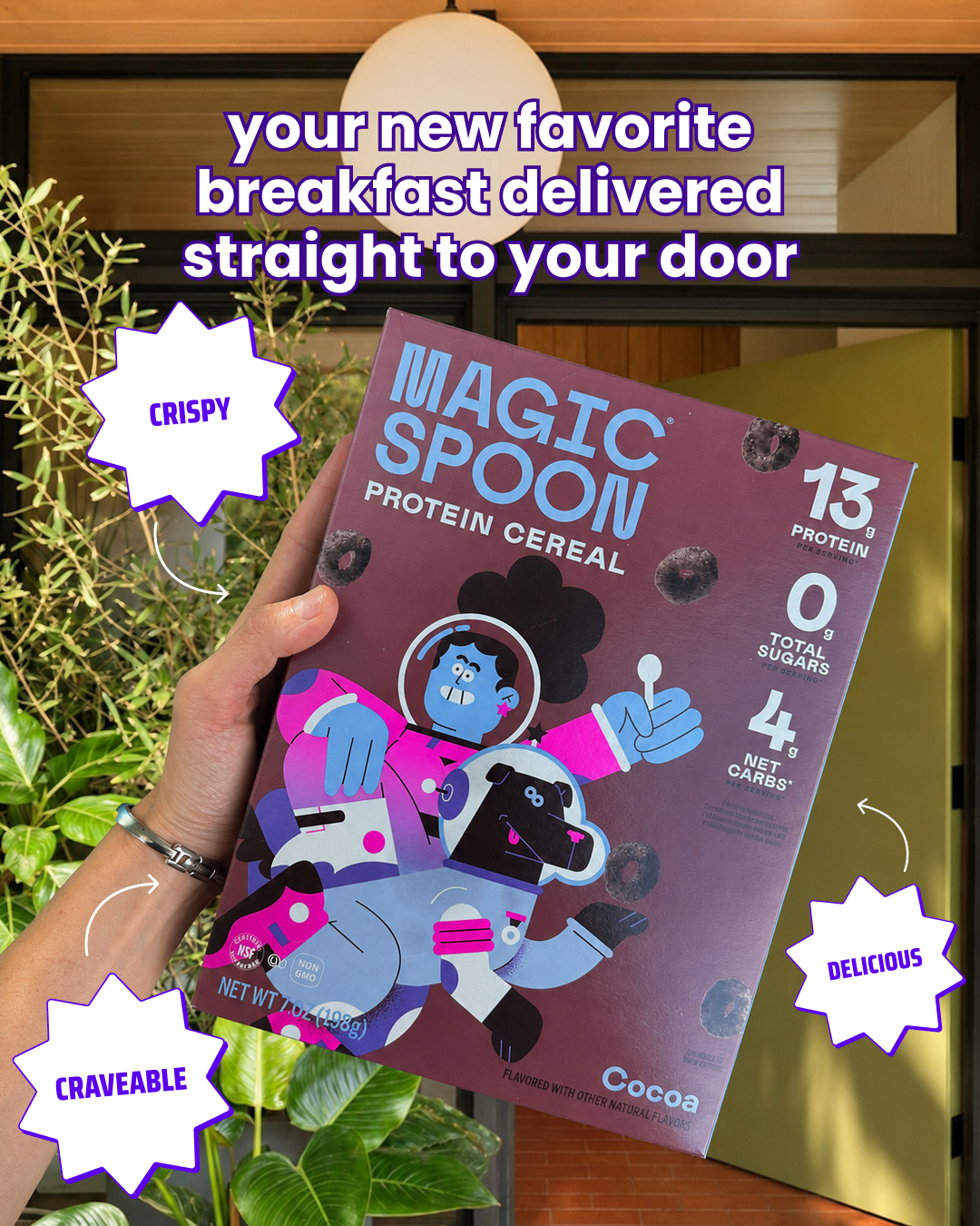 Magic Spoon Cereal Facebook ad