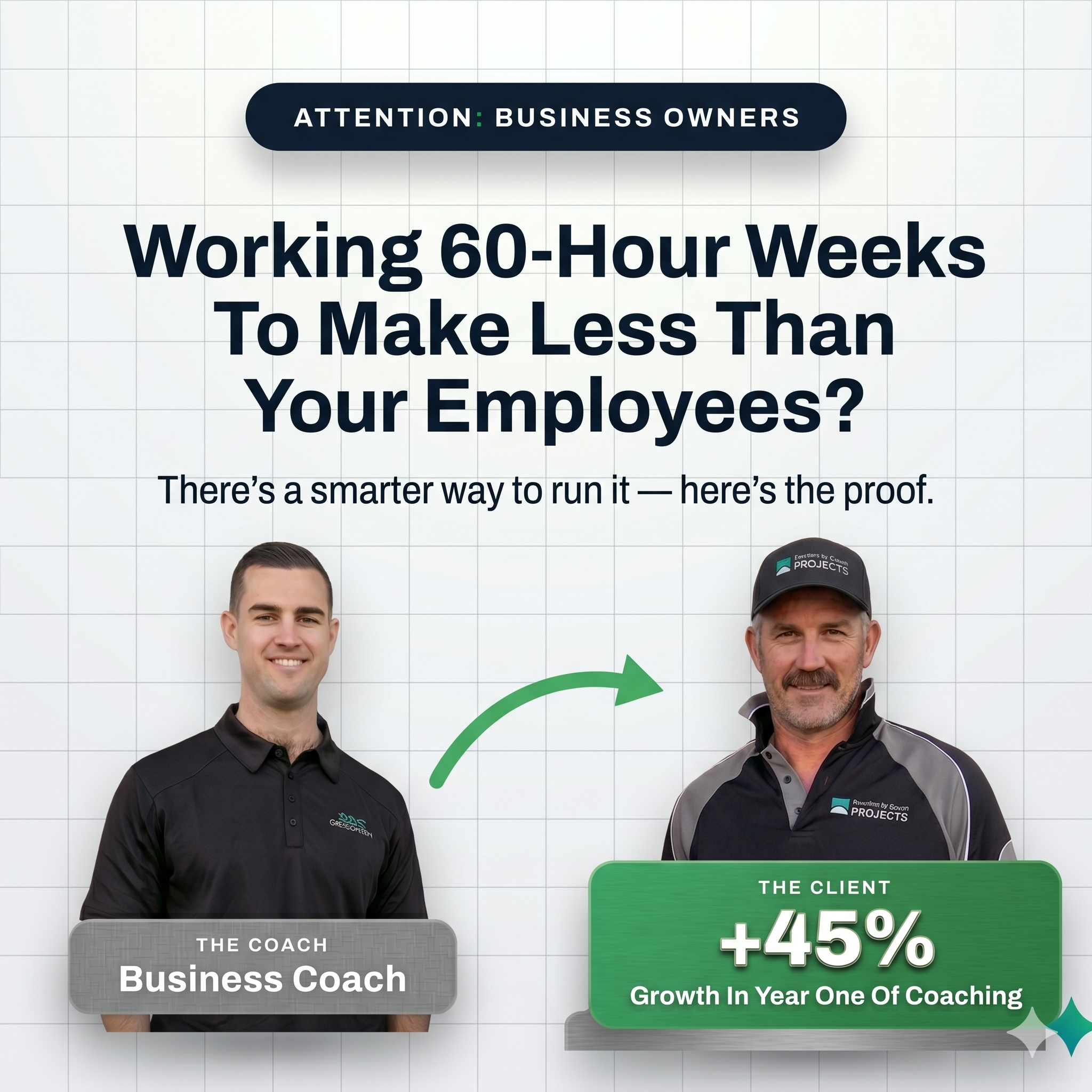 SK Business Coaching Facebook ad: Stop Earning Less Than Your Staff