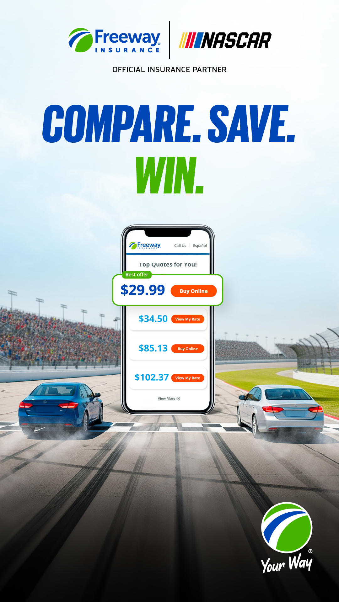 Freeway Insurance Facebook ad