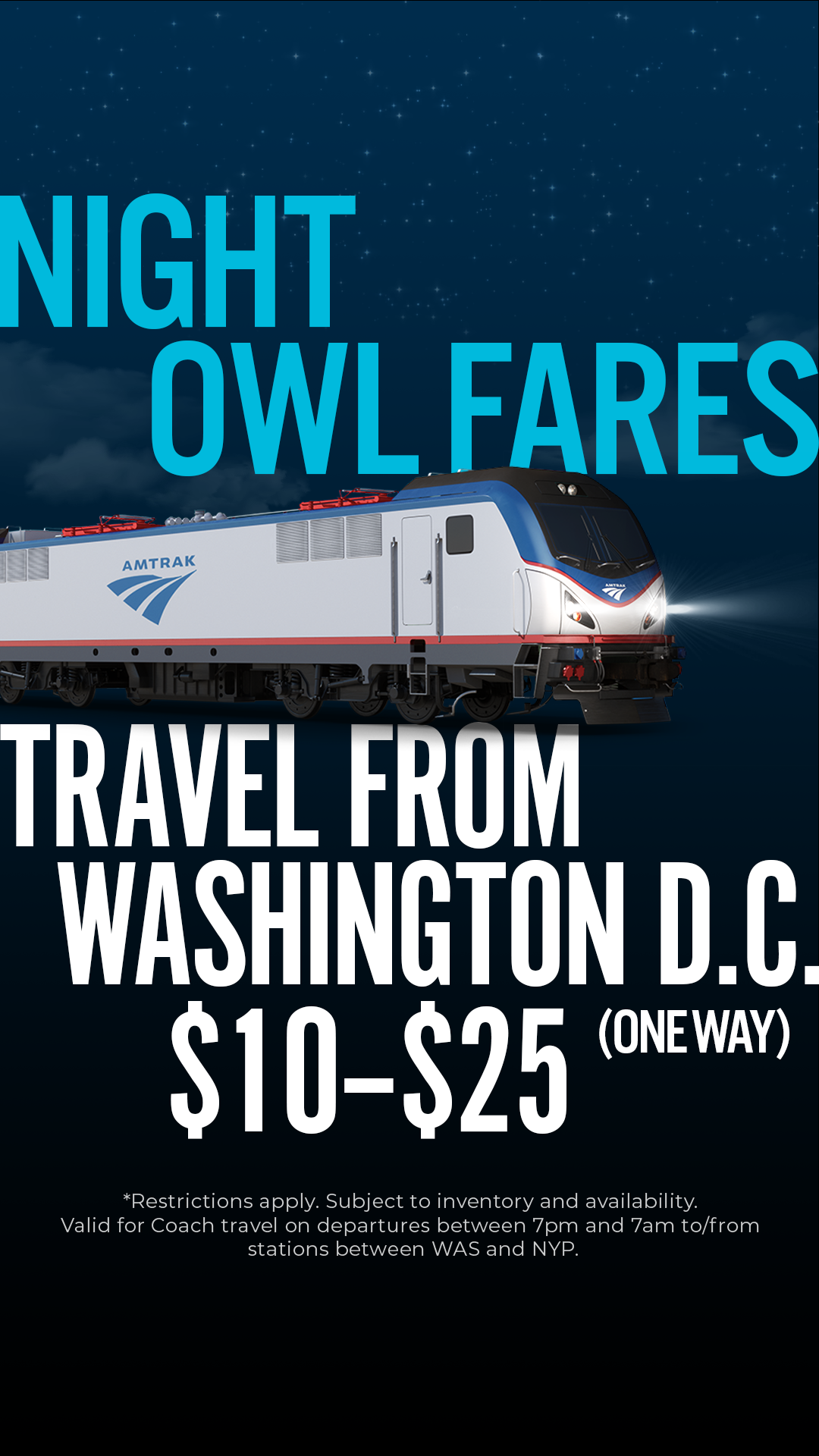 Amtrak Facebook ad from Apr 1, 2026