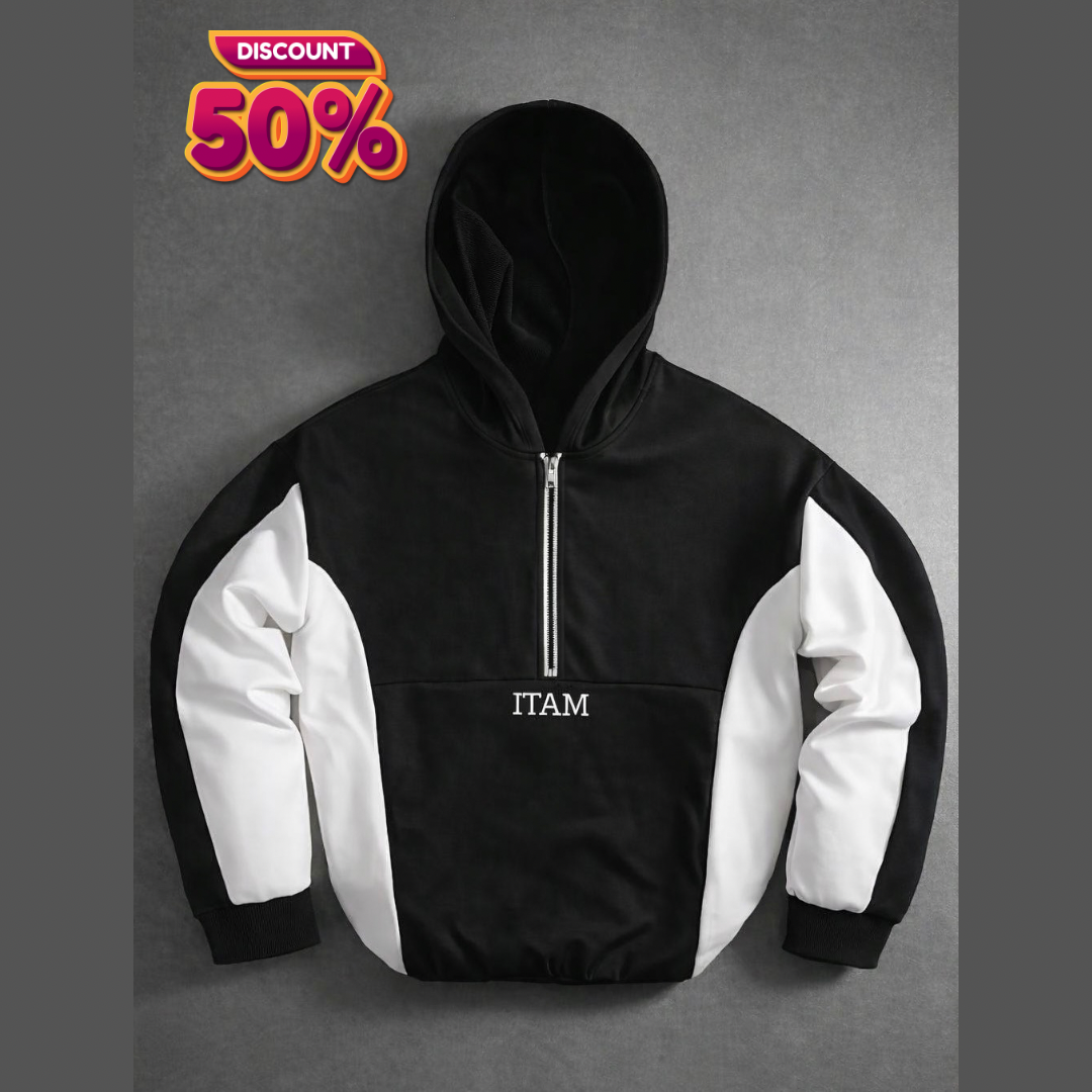 ITAM Collection Facebook ad: -50% sur le sweat à zip premium