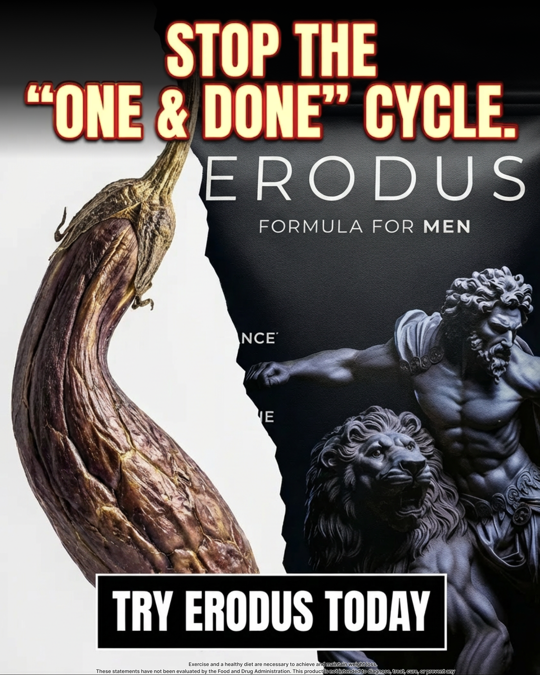 Erodus Formula For Men Facebook ad