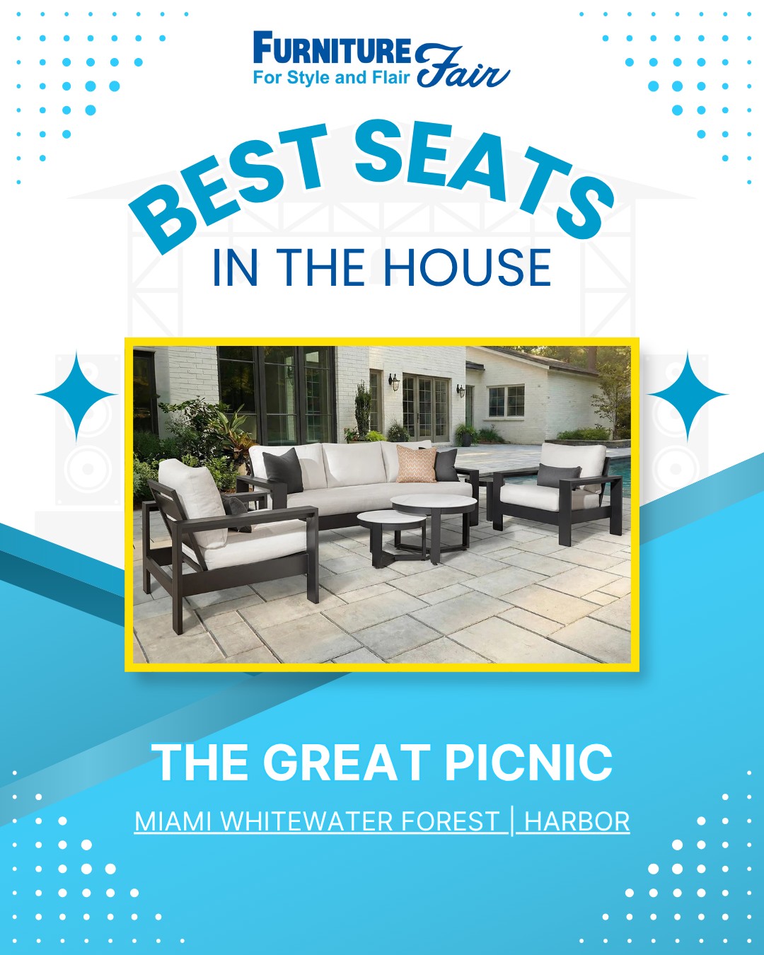 Furniture Fair Facebook ad: The Great Picnic Celebration