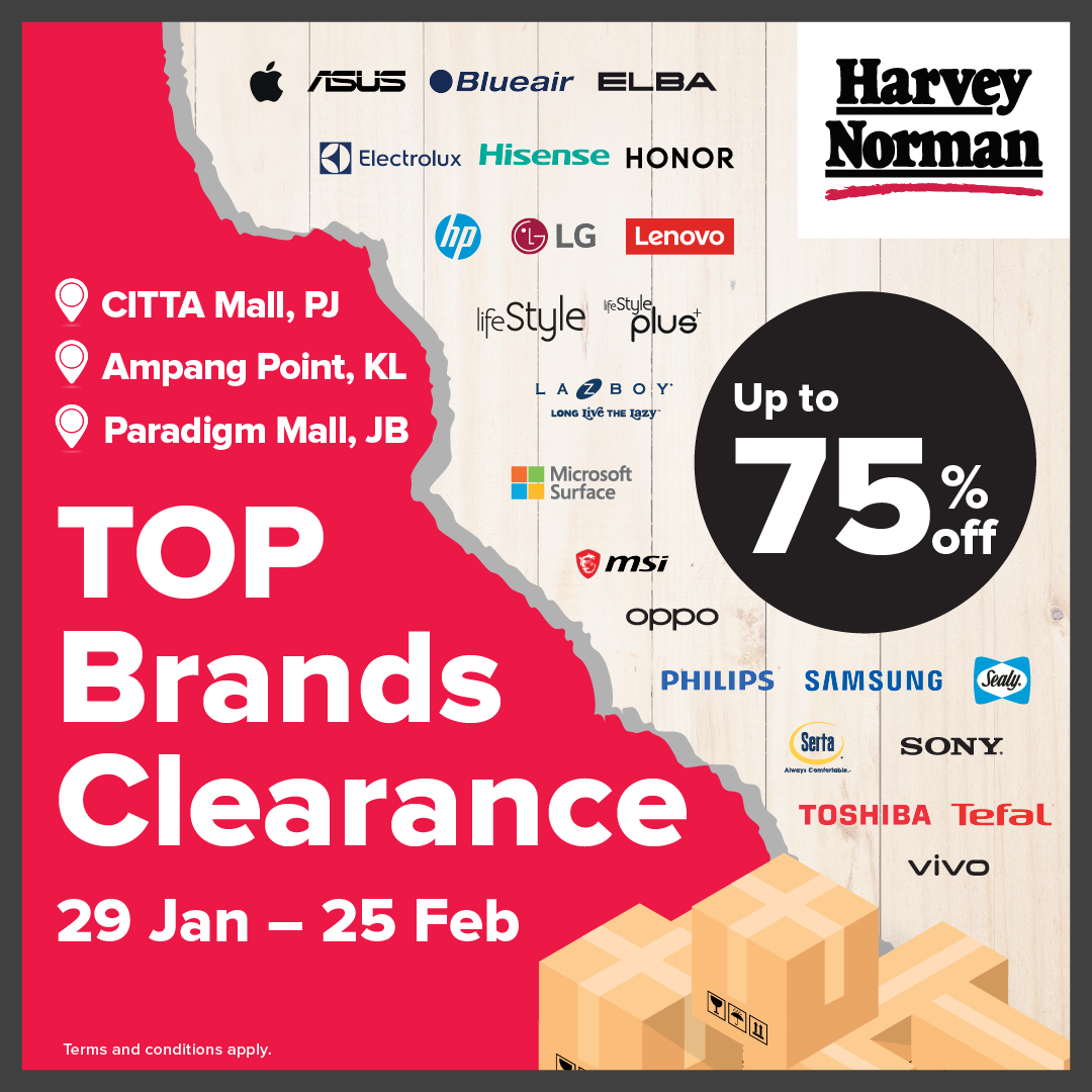 Harvey Norman Malaysia Facebook ad