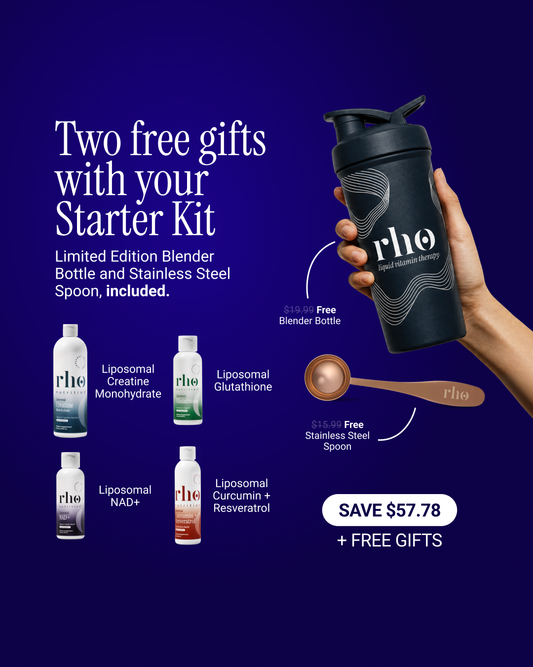 Rho Nutrition Facebook ad