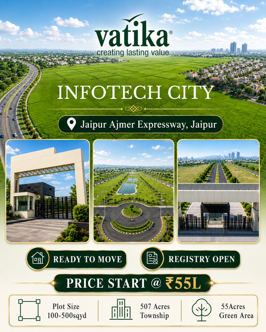 Investment strategy Facebook ad: Investment start from ₹55L