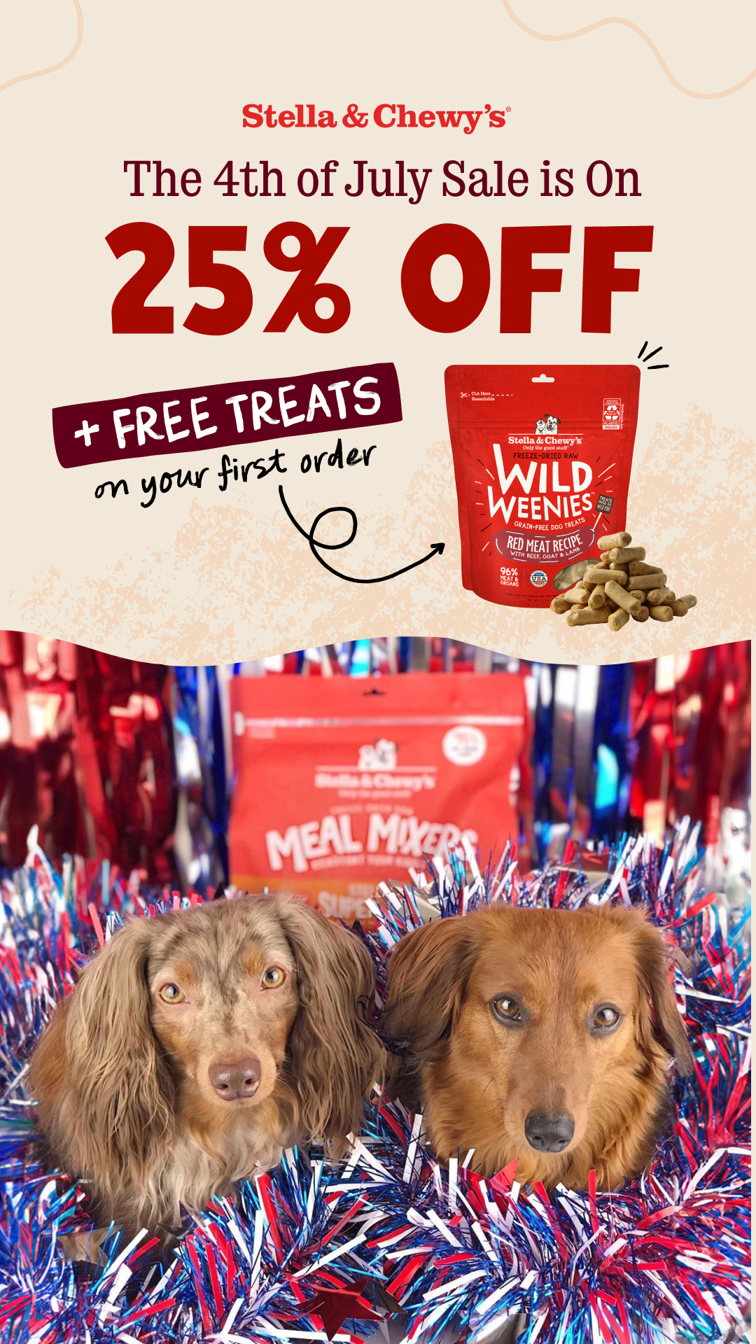 Stella & Chewy's Facebook ad