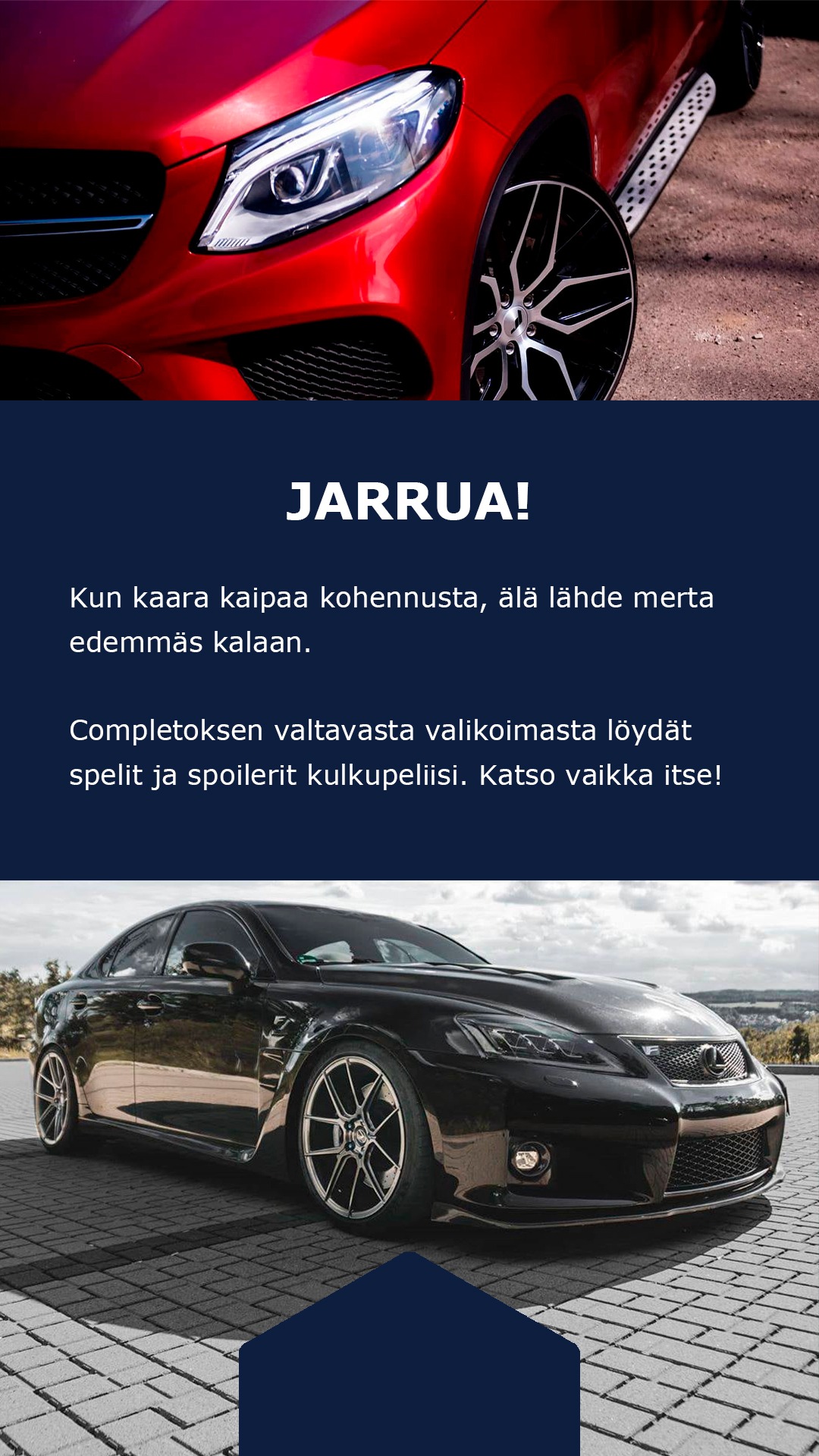 Completos Finland Motorsport Facebook ad from Jun 17, 2022