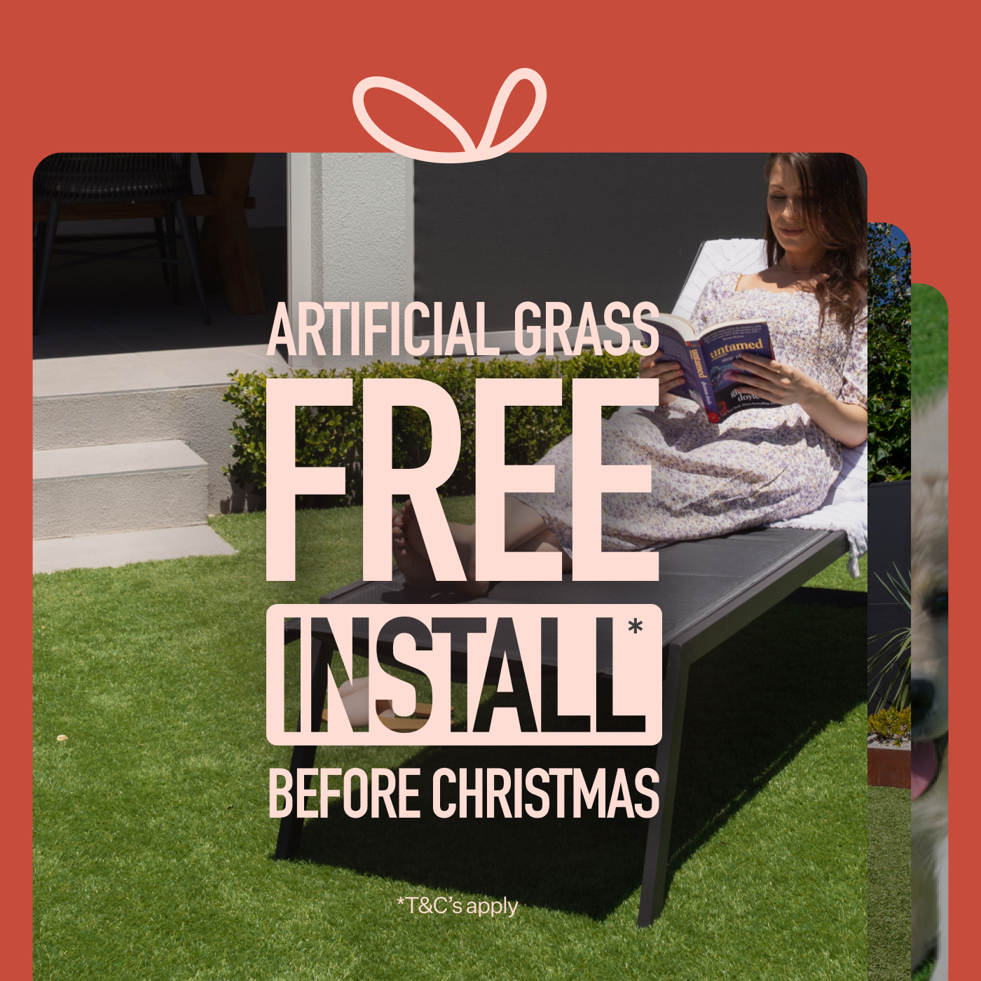 Australian Outdoor Living Facebook ad: Ready for Christmas.*