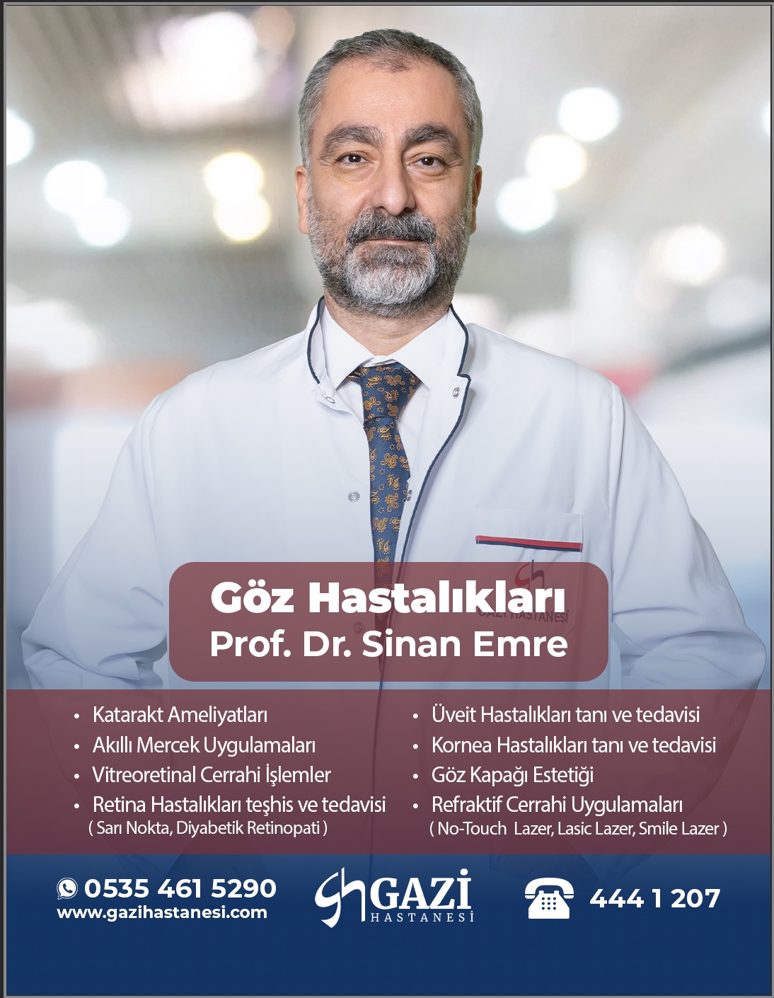 Gazi Hastanesi Facebook ad: Bizimle sohbet et