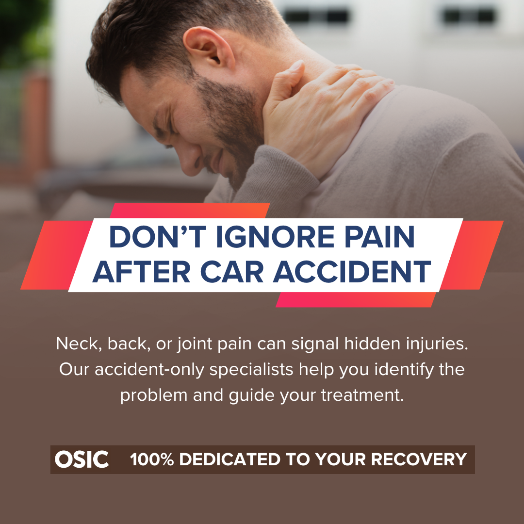 The Orthopedic Spine and Injury Center -OSIC Facebook ad from Mar 13, 2026