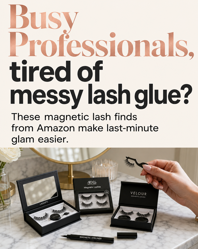 Toptenreviews Savings Facebook ad: These Magnetic Lashes Make Last-Minute Glam So Much Easier