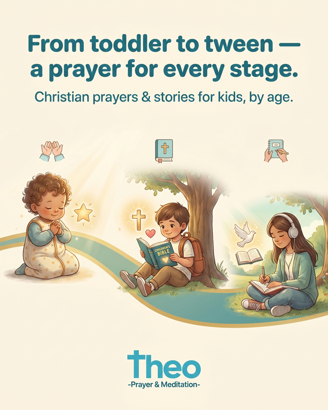 Theo: Prayer & Meditation Facebook ad