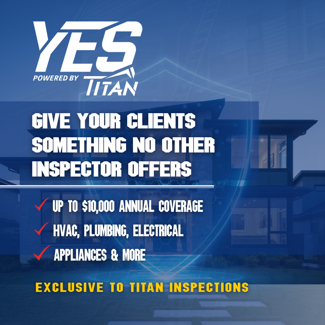 Titan Inspection Services Facebook ad: Exclusive Home Warranty for Your Buyers