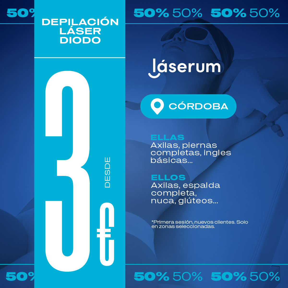 Láserum Facebook ad
