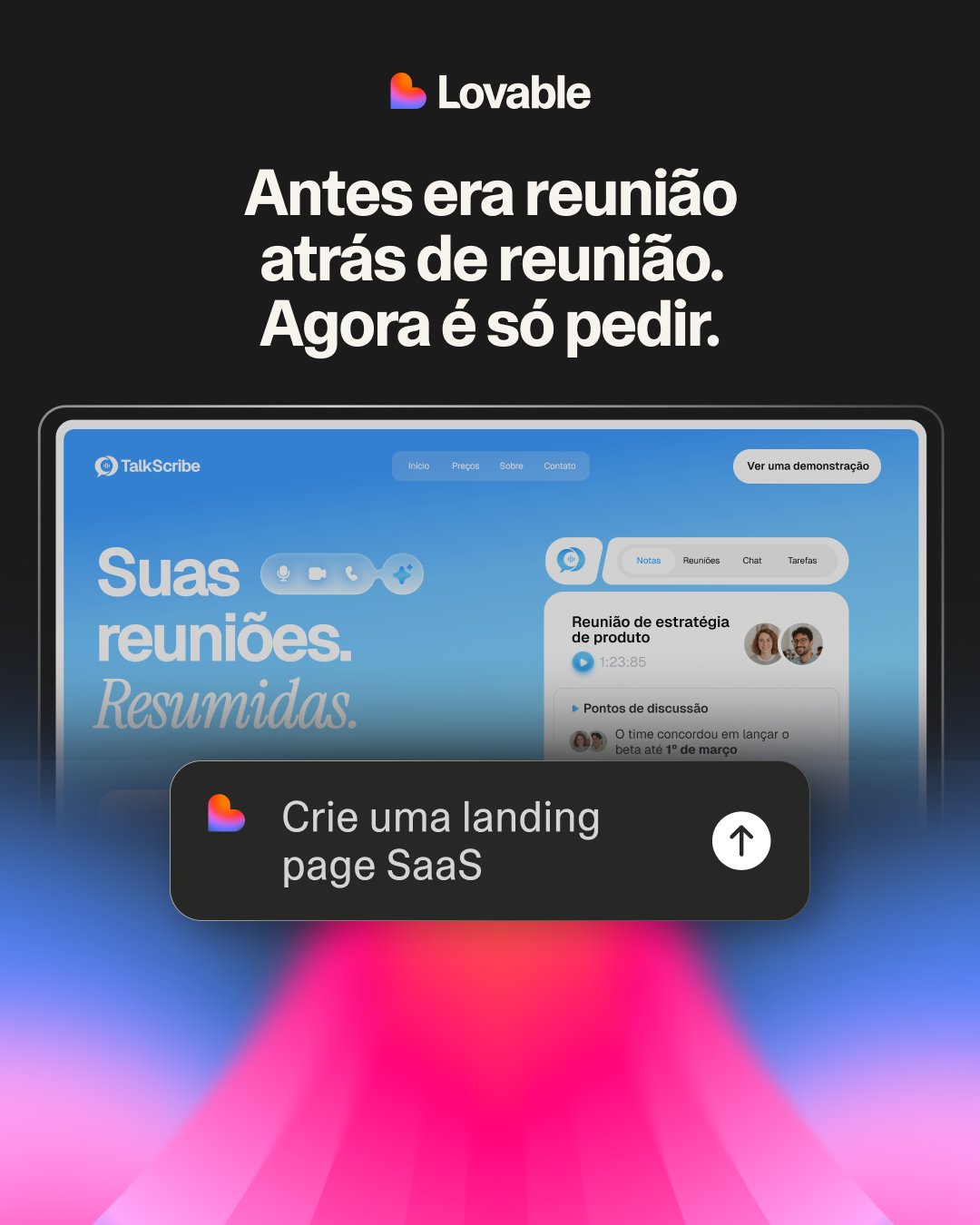 Lovable.dev Facebook ad