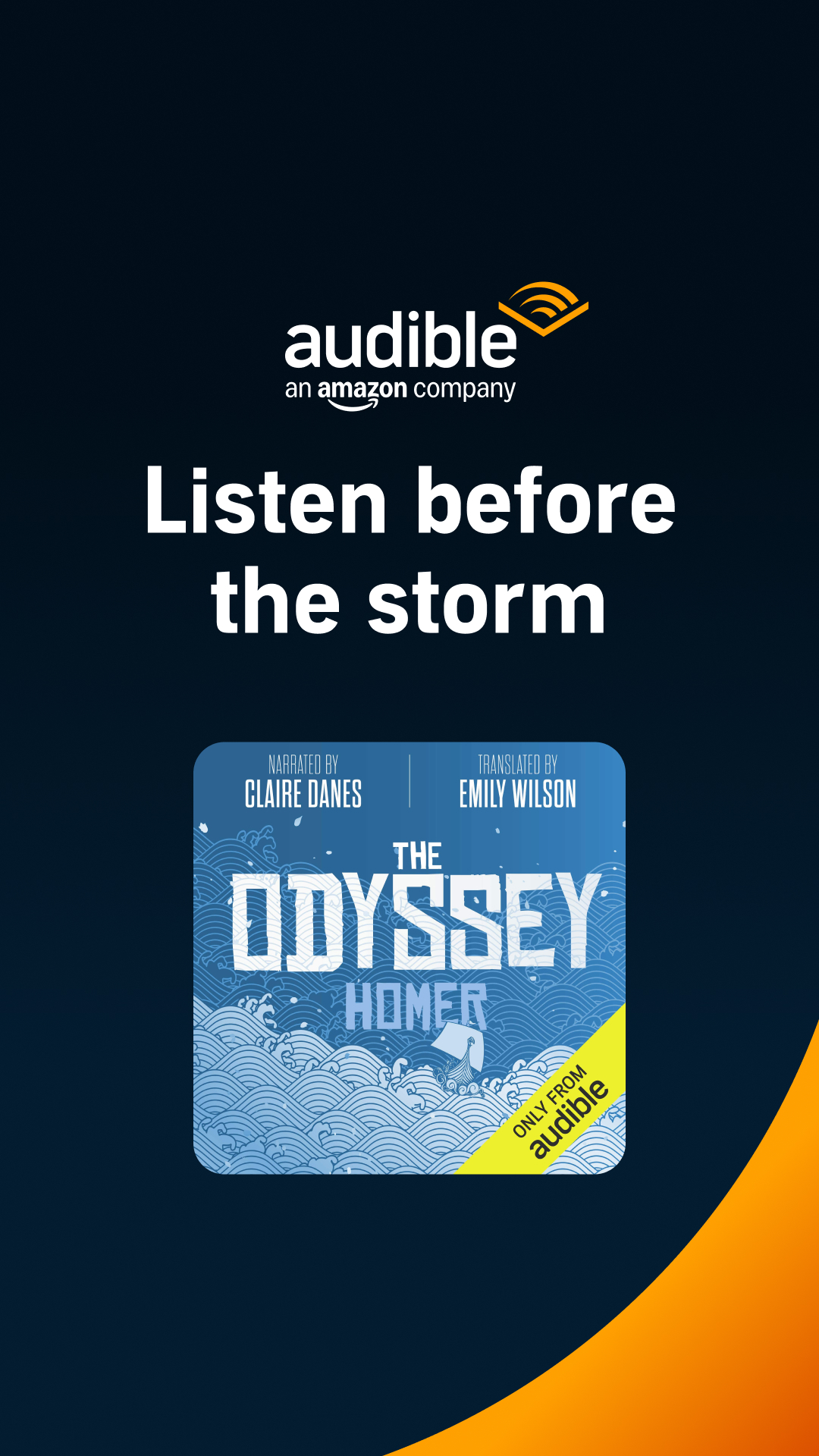 Audible Facebook ad
