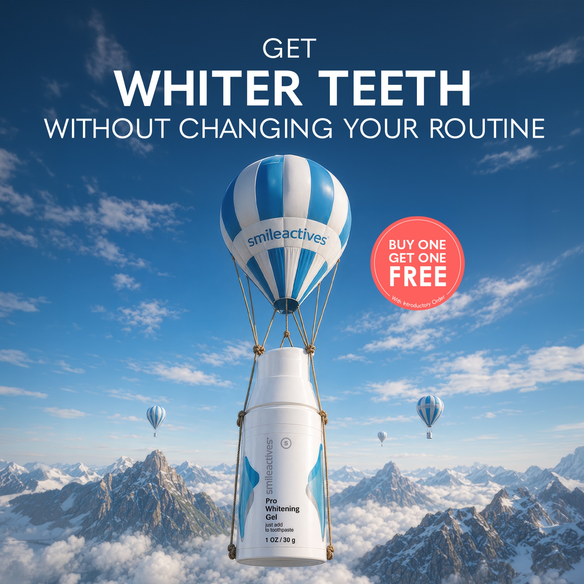 smileactives Facebook ad: BUY 1, GET 1 FREE!