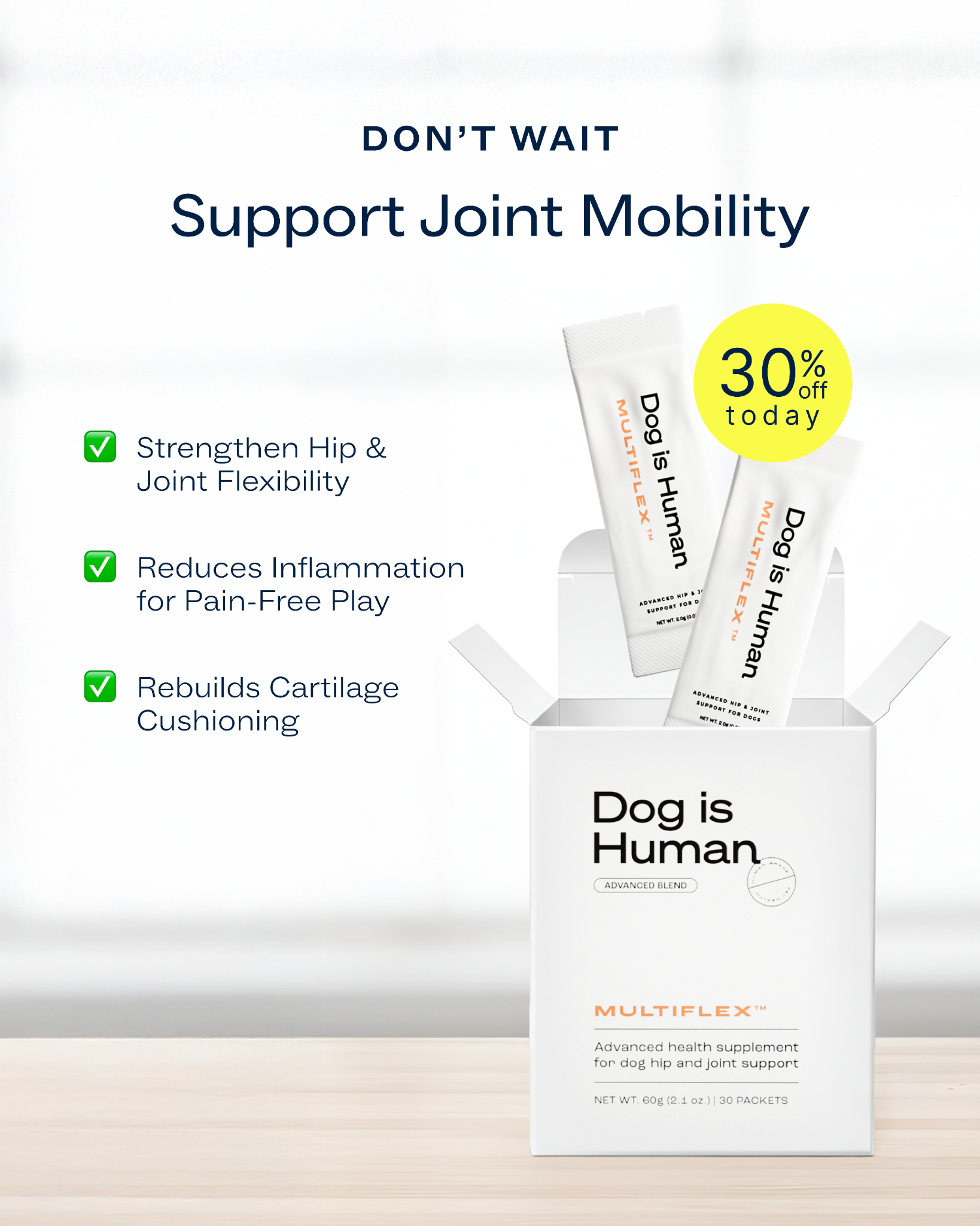 Dog is Human Facebook ad