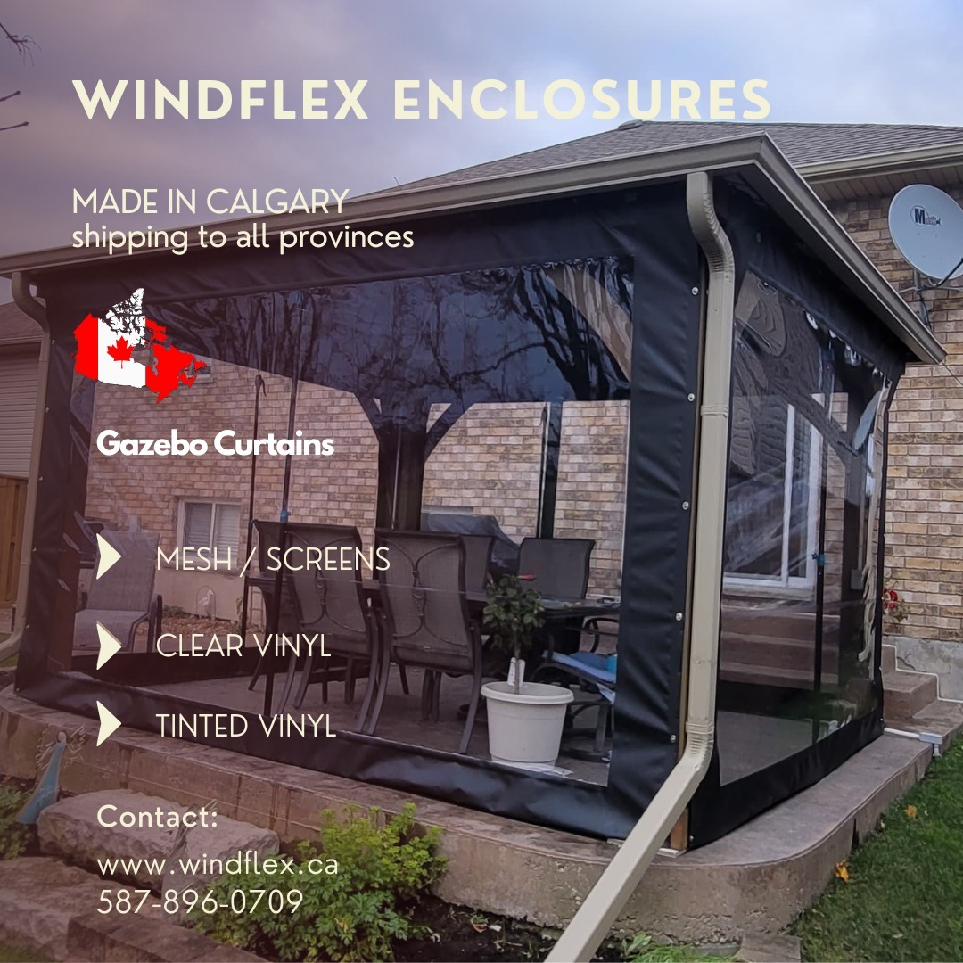 WindFlex Enclosures For Outdoor Living Spaces Facebook ad: Don't let the weather dictate when you use…