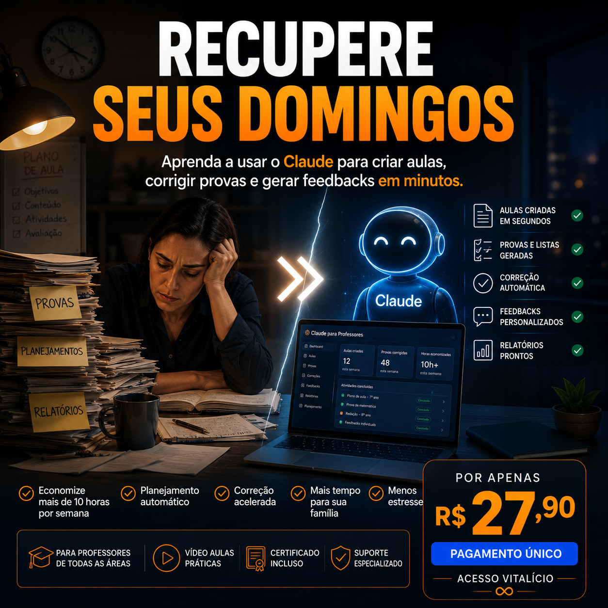Academiadaia Facebook ad: Pare de levar a escola pra casa