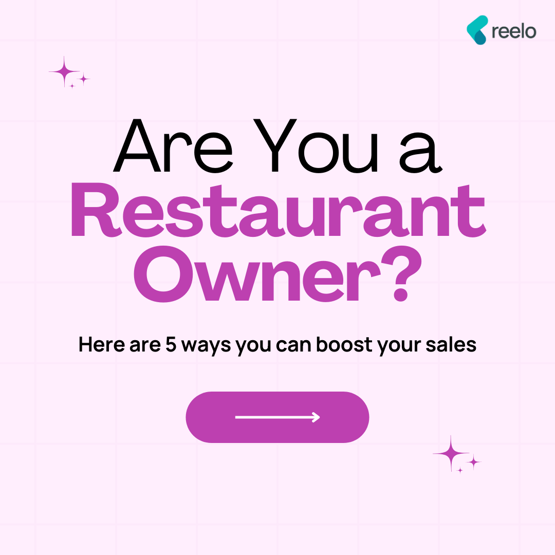 Reelo Facebook ad: Stop losing customers after their first visit.
