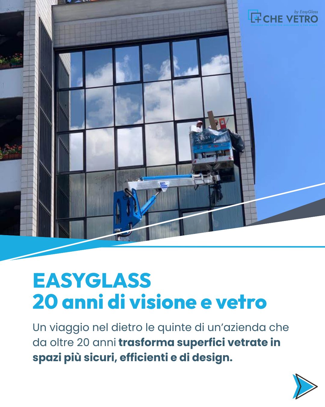 EASY GLASS srl Facebook ad: Cosa c’è dietro 15.000 mq di pellicole installate…