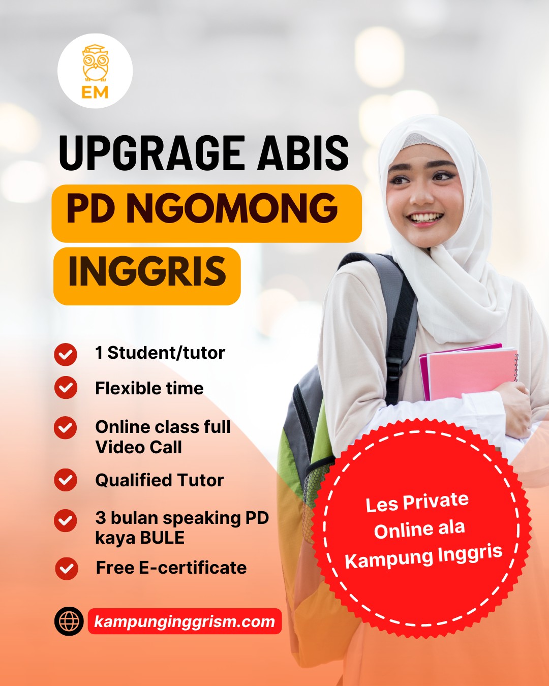 Kampung Inggris EM Facebook ad