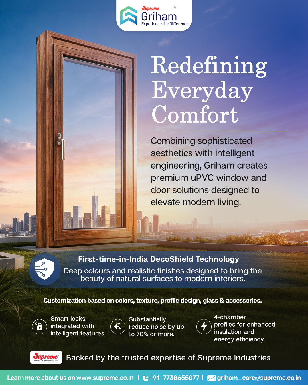 Griham by Supreme Facebook ad: Your doors and windows do more than complete…