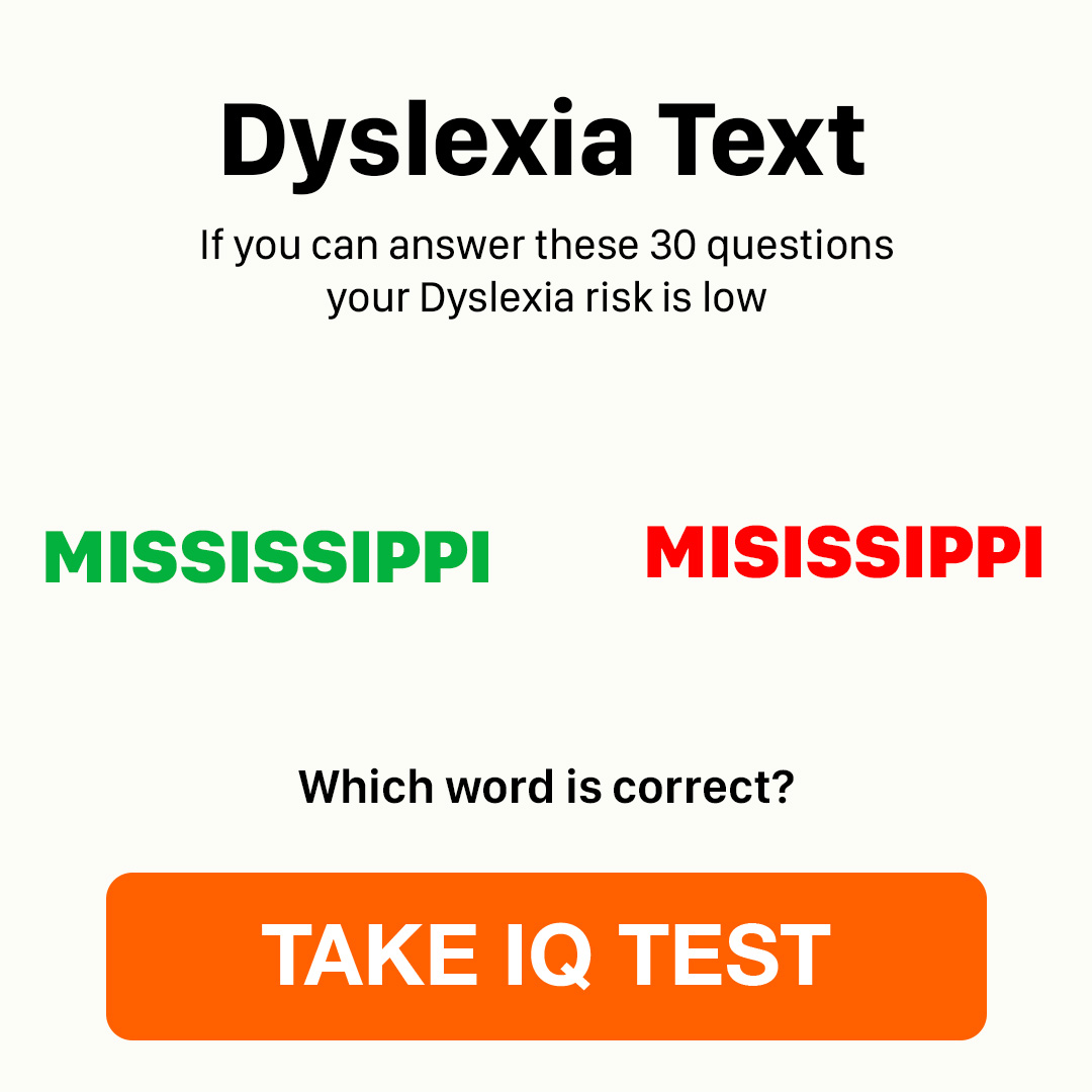 My IQ Facebook ad
