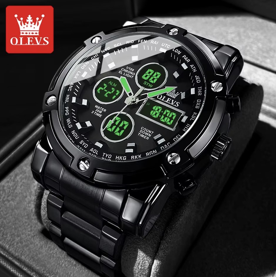 Tommy Watches Facebook ad: OLEVS DUAL TIME