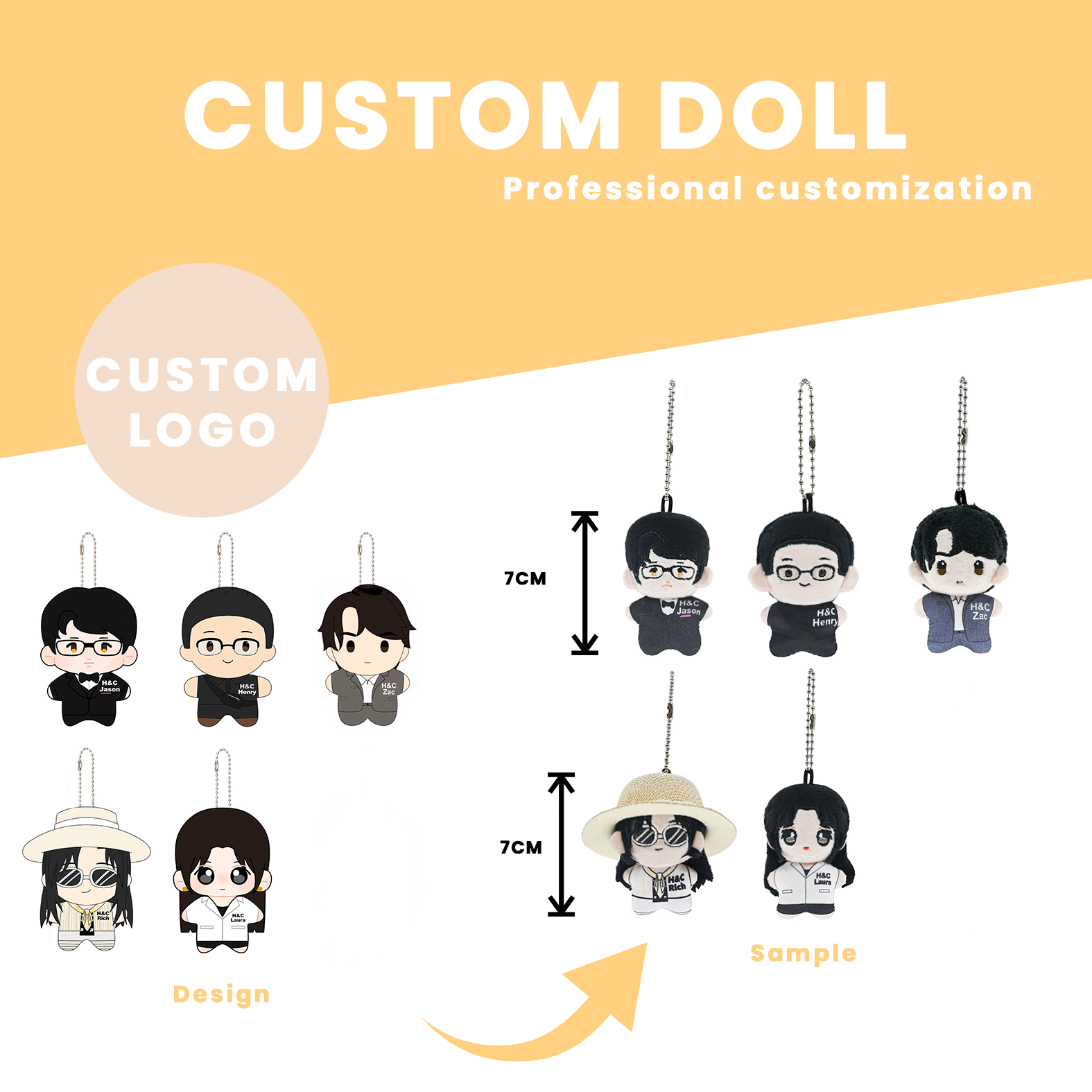 Gaopengtoys Facebook ad: Custom Plush Dolls