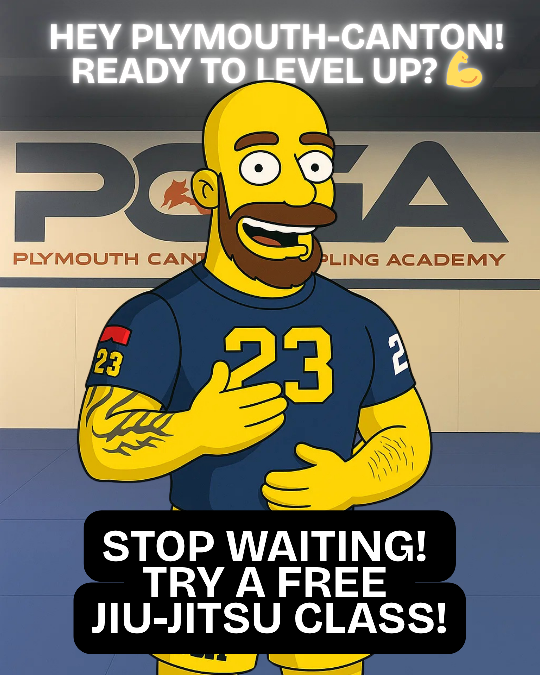 Plymouth Canton Grappling Academy Facebook ad