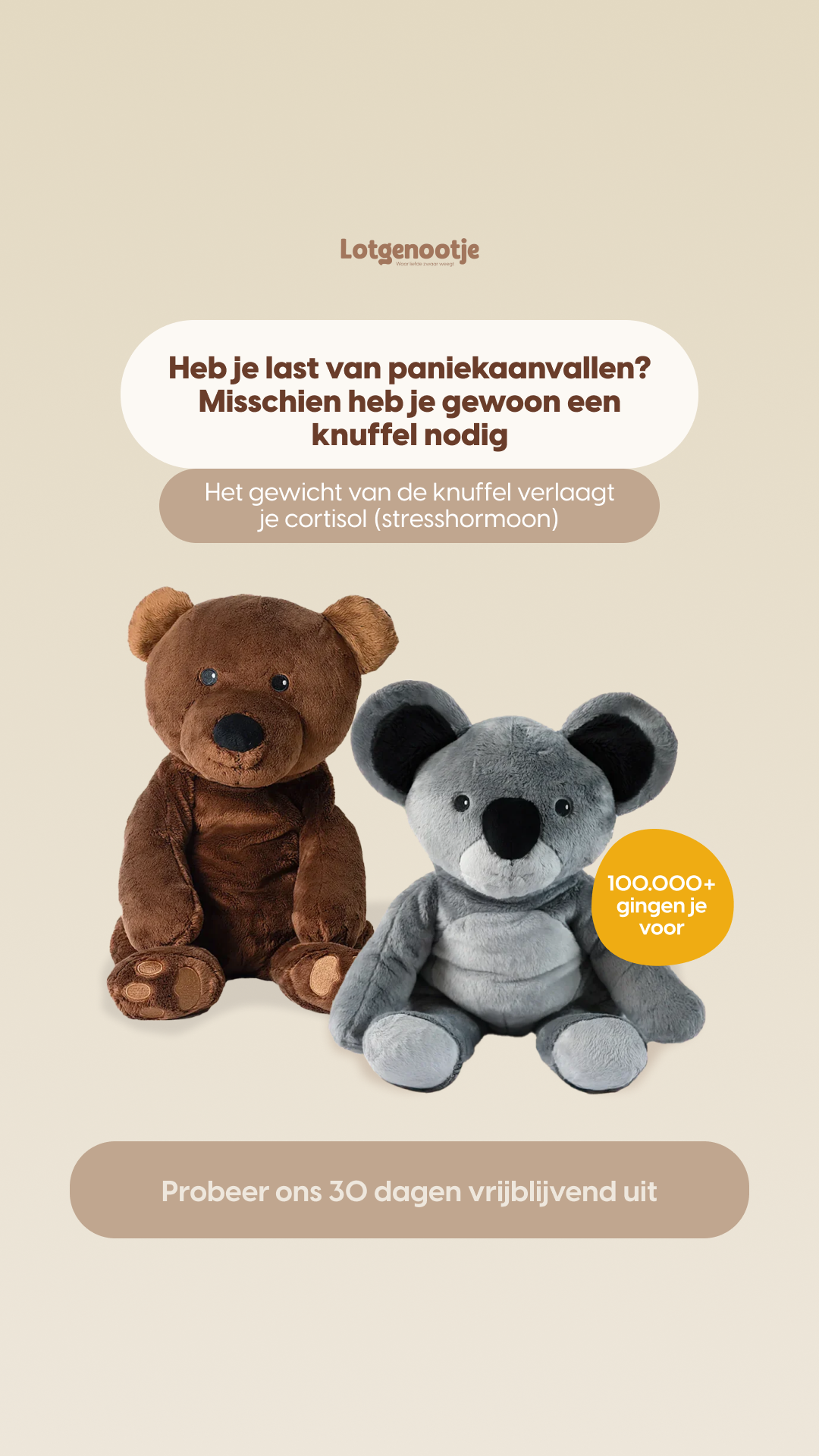 Lotgenootje Facebook ad