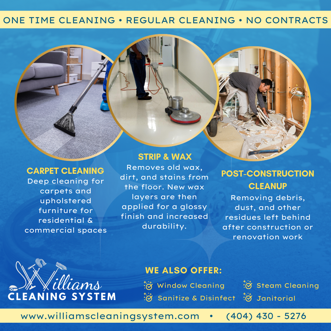Williams Cleaning System Facebook ad