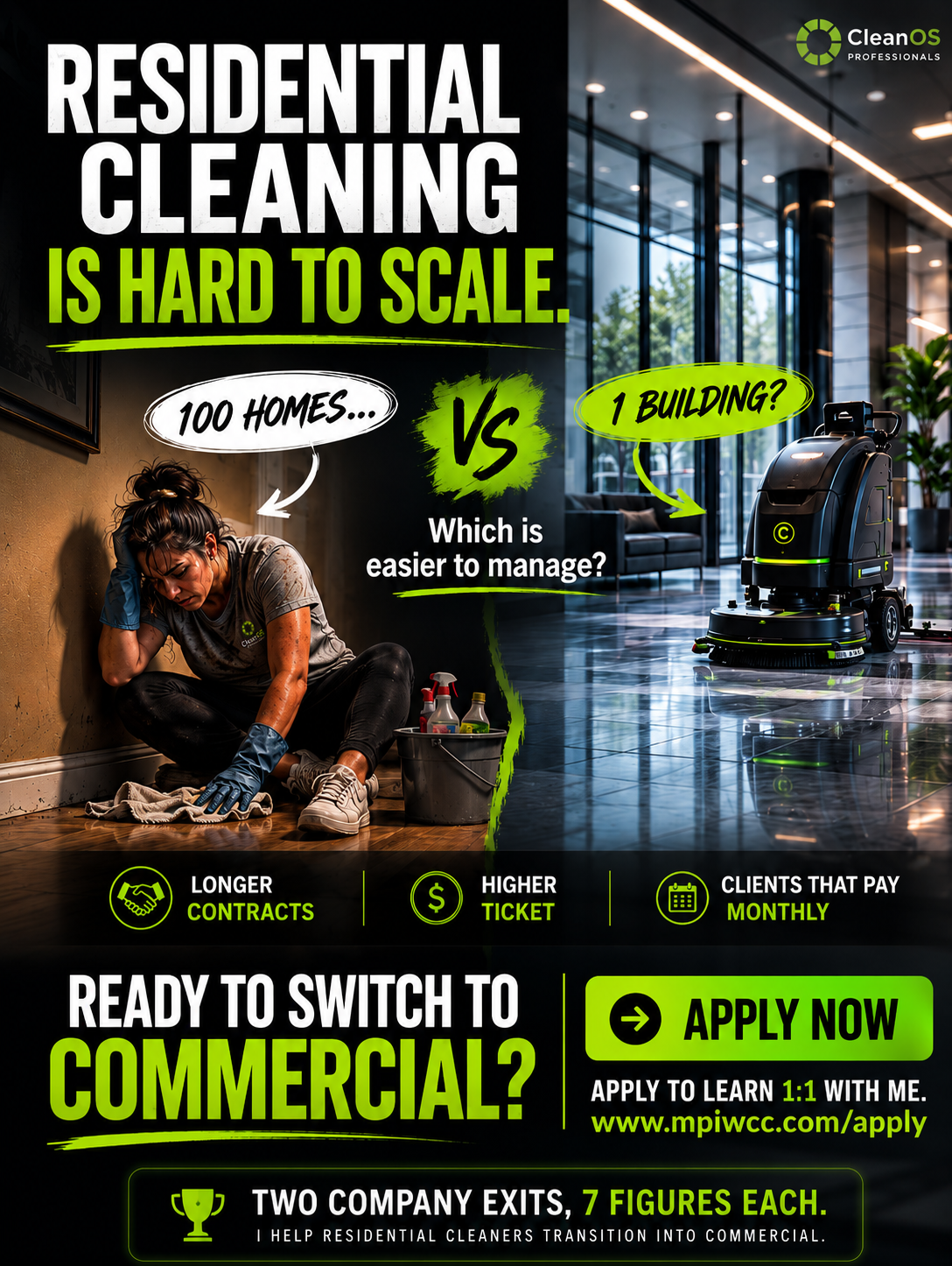 Cleanos Academy Facebook ad