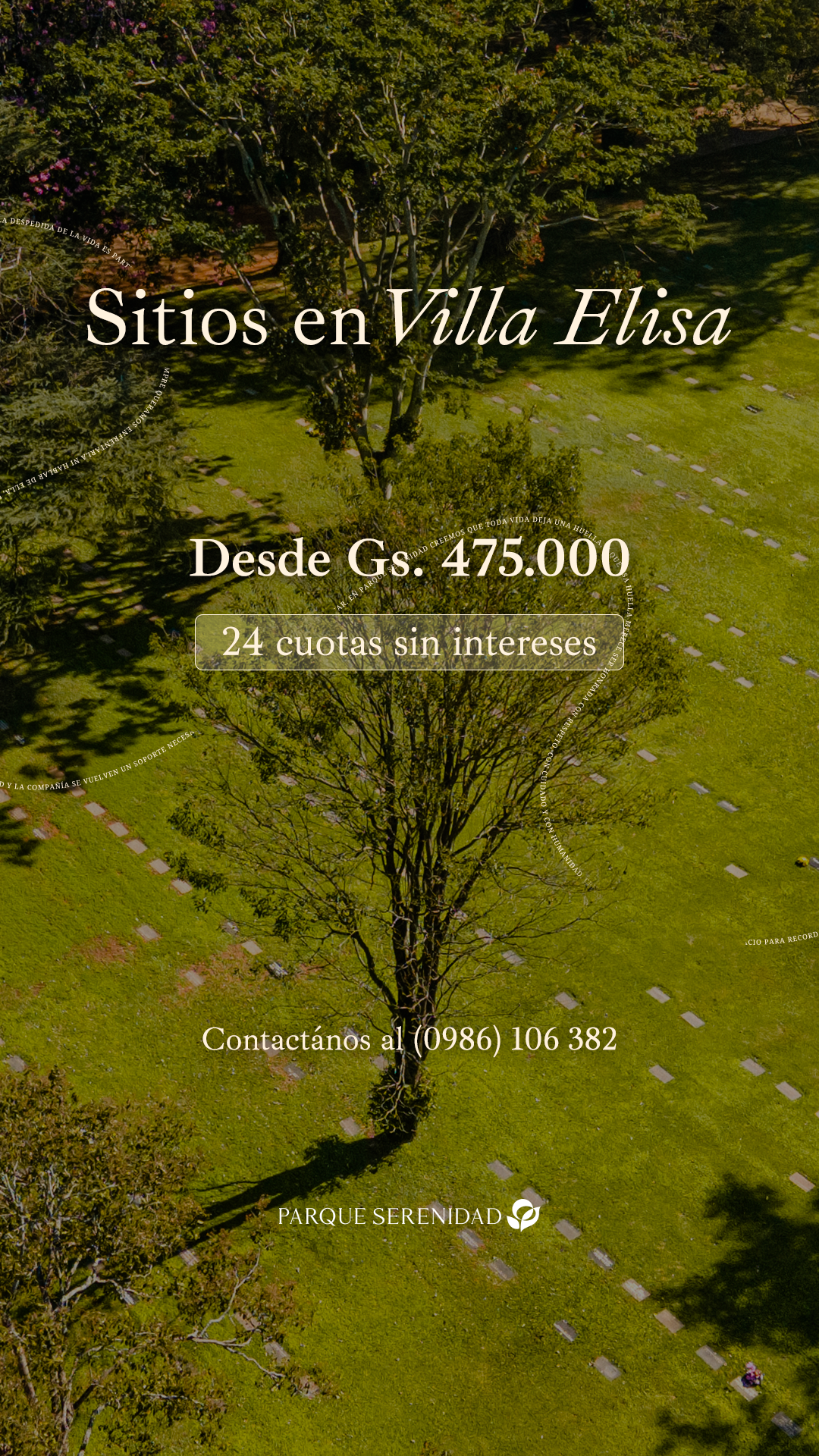Parque Serenidad Facebook ad