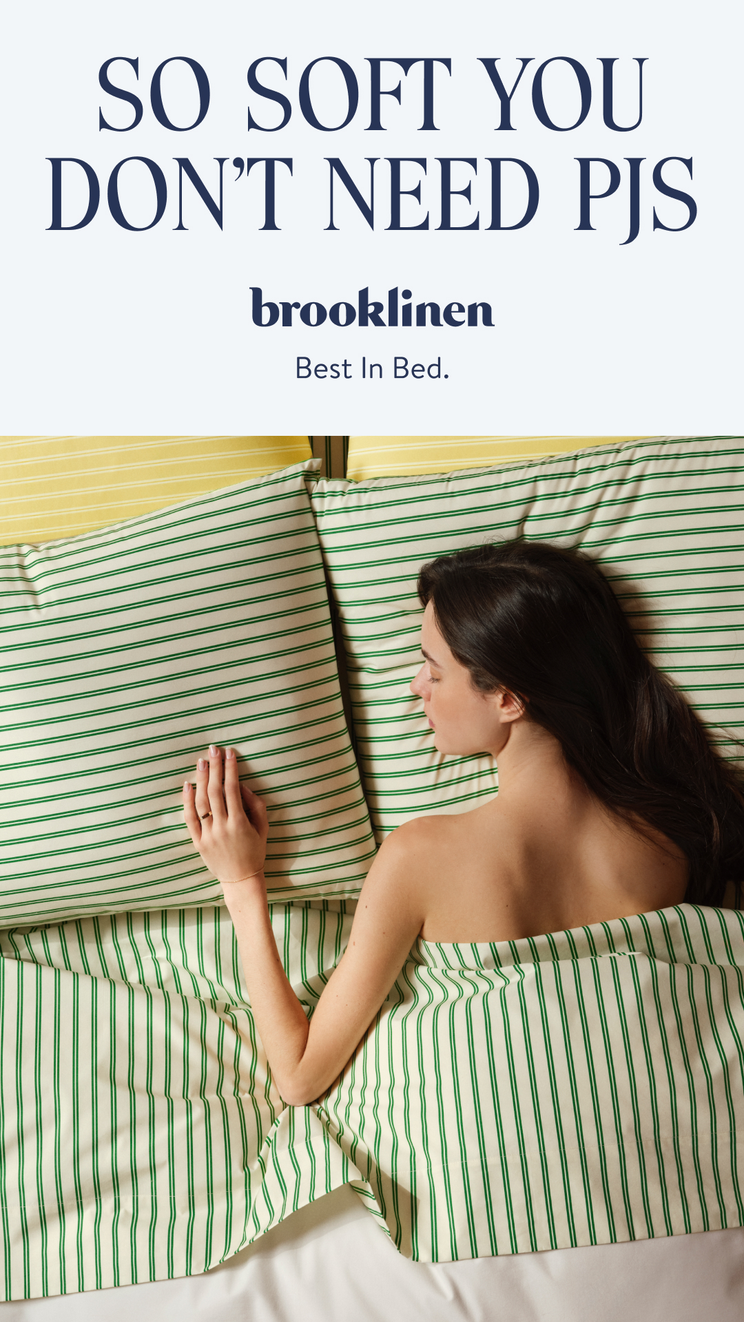 Brooklinen Facebook ad